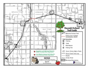 Macomb Orchard Trail Map